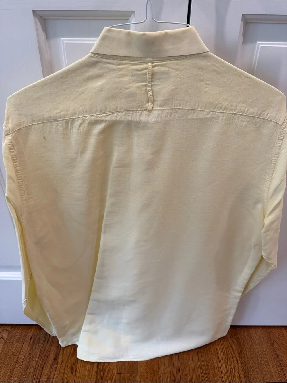 Banana Republic Pale Yellow Button-Down Shirt